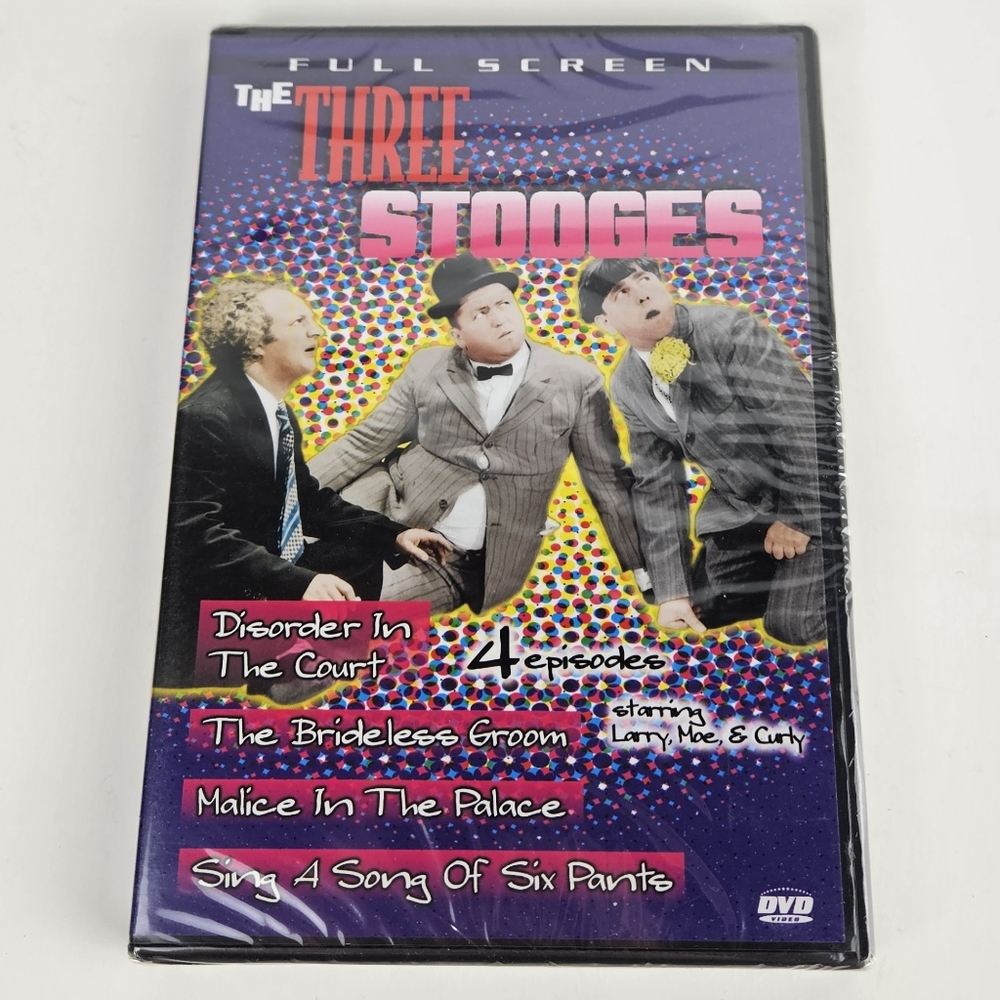 Brand New & Sealed The Three Stooges DVD | TV Show Film Movie Classic Comedy